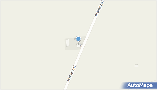 Podhajczyki, Podhajczyki, 6A, mapa Podhajczyki