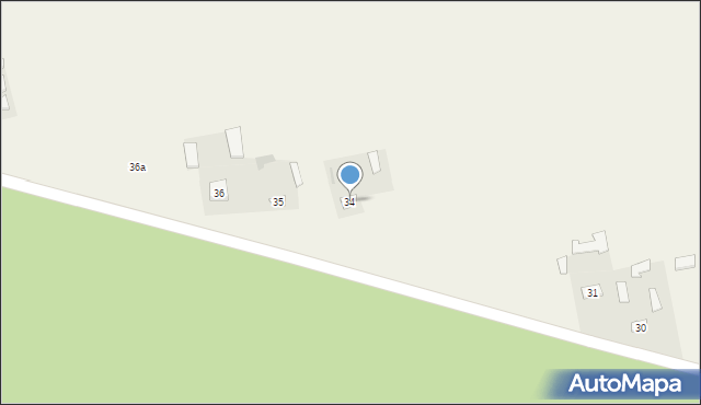 Podhucie, Podhucie, 34, mapa Podhucie