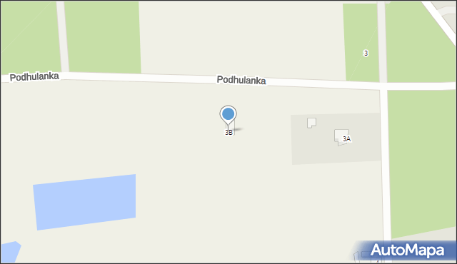 Podhulanka, Podhulanka, 3B, mapa Podhulanka