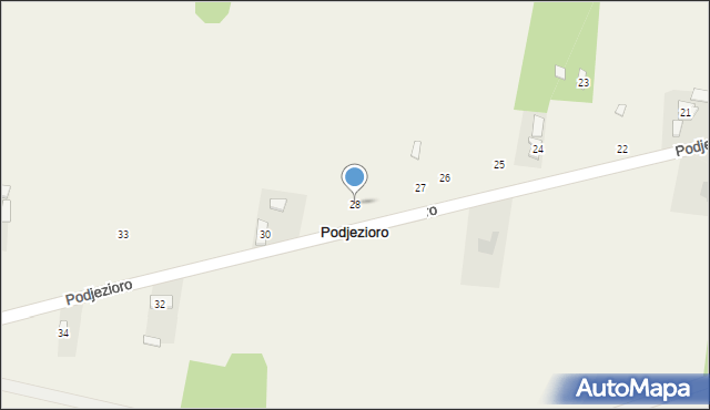 Podjezioro, Podjezioro, 28, mapa Podjezioro