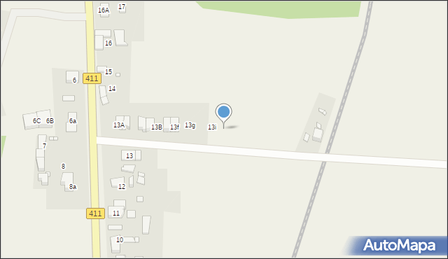 Podkamień, Podkamień, 13j, mapa Podkamień