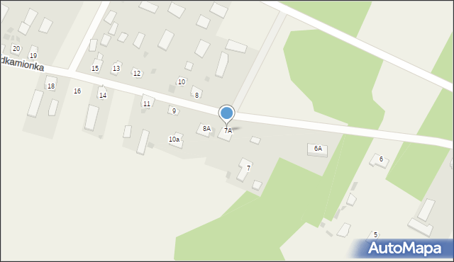 Podkamionka, Podkamionka, 7A, mapa Podkamionka