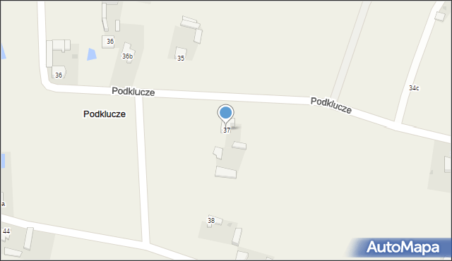 Podklucze, Podklucze, 37, mapa Podklucze