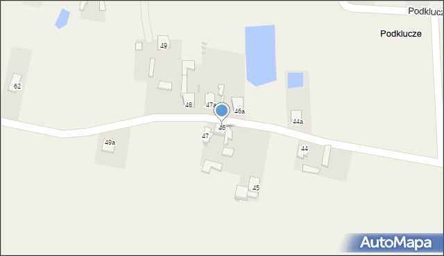 Podklucze, Podklucze, 46, mapa Podklucze