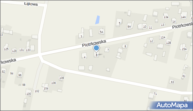 Podklucze, Podklucze, 6, mapa Podklucze
