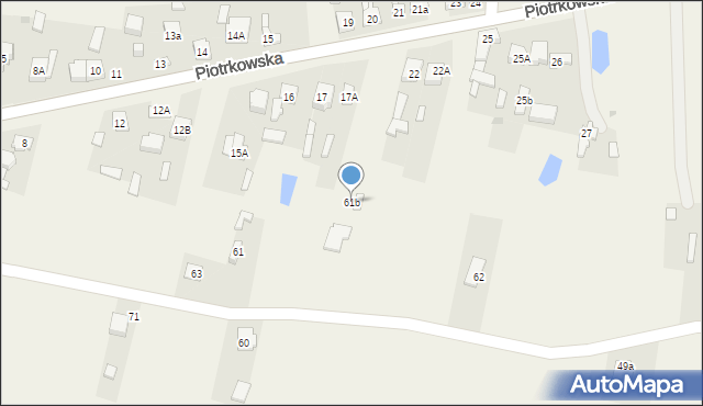 Podklucze, Podklucze, 61b, mapa Podklucze