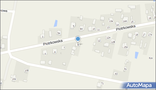 Podklucze, Podklucze, 8, mapa Podklucze