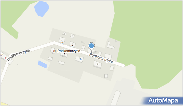 Podkomorzyce, Podkomorzyce, 5, mapa Podkomorzyce