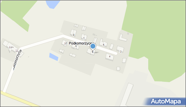 Podkomorzyce, Podkomorzyce, 6/2, mapa Podkomorzyce