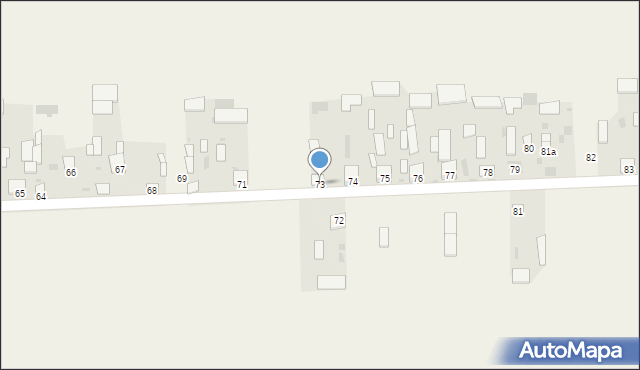 Podkońce, Podkońce, 73, mapa Podkońce