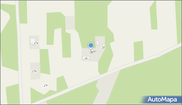Podkończyce, Podkończyce, 18, mapa Podkończyce