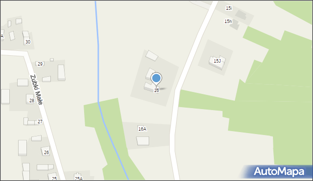 Podkonice Duże, Podkonice Duże, 16, mapa Podkonice Duże