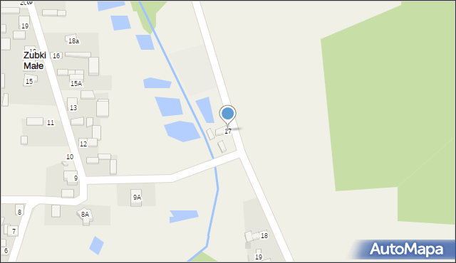 Podkonice Duże, Podkonice Duże, 17, mapa Podkonice Duże