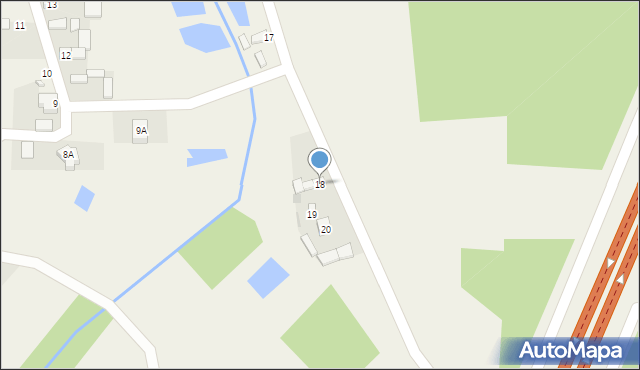 Podkonice Duże, Podkonice Duże, 18, mapa Podkonice Duże