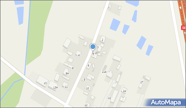 Podkonice Duże, Podkonice Duże, 5, mapa Podkonice Duże