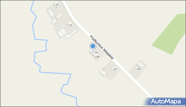 Podkonice Miejskie, Podkonice Miejskie, 14B, mapa Podkonice Miejskie