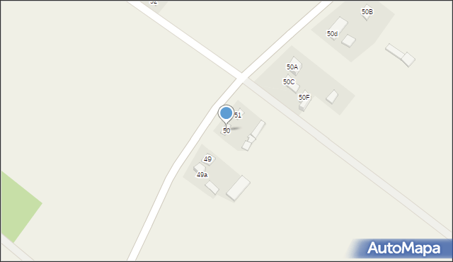 Podkrajewo, Podkrajewo, 50, mapa Podkrajewo