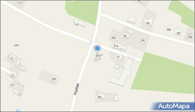Podlas, Podlas, 37b, mapa Podlas