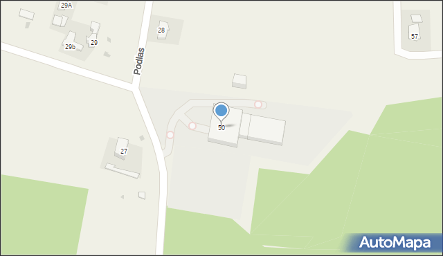 Podlas, Podlas, 50, mapa Podlas