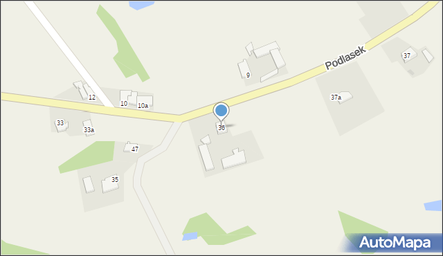 Podlasek, Podlasek, 36, mapa Podlasek