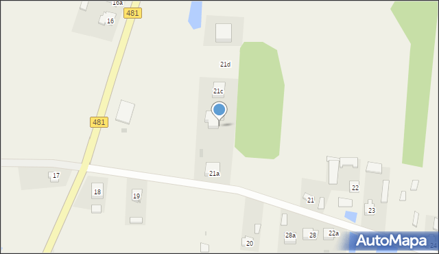 Podłaszcze, Podłaszcze, 21b, mapa Podłaszcze