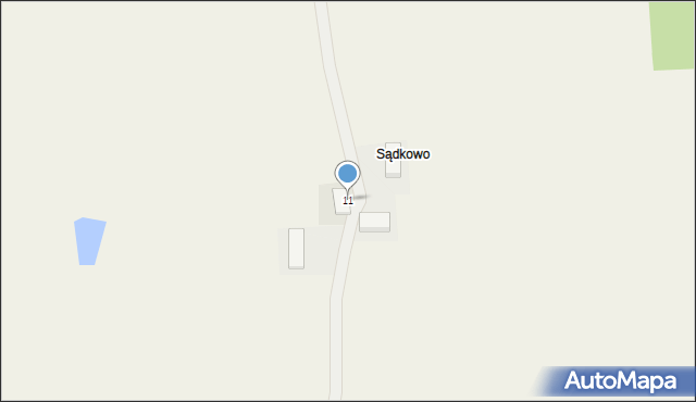 Podławie, Podławie, 8, mapa Podławie