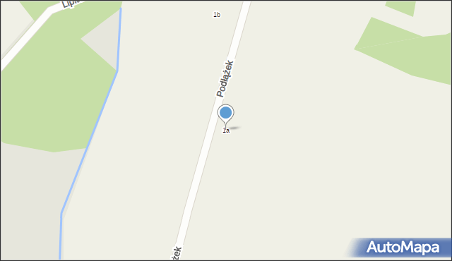 Podłążek, Podłążek, 1a, mapa Podłążek