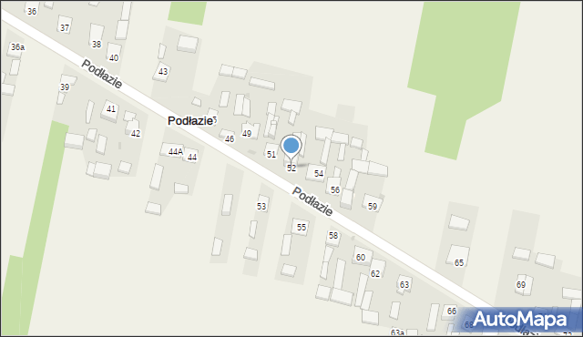 Podłazie, Podłazie, 52, mapa Podłazie