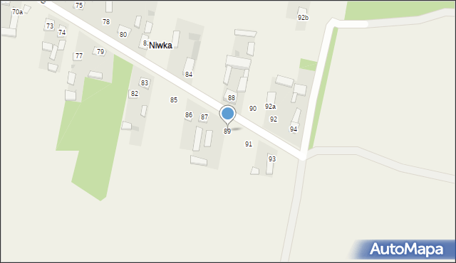 Podłazie, Podłazie, 89, mapa Podłazie