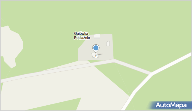 Podłaźnie, Podłaźnie, 2, mapa Podłaźnie