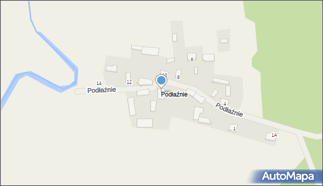 Podłaźnie, Podłaźnie, 5, mapa Podłaźnie