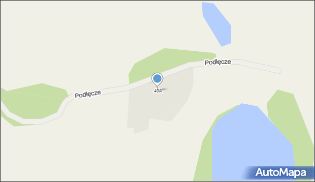 Podłęcze, Podłęcze, 40A, mapa Podłęcze