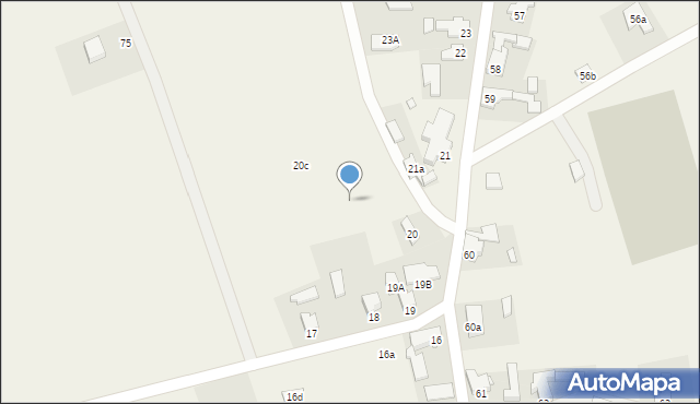 Podlegórz, Podlegórz, 20a, mapa Podlegórz
