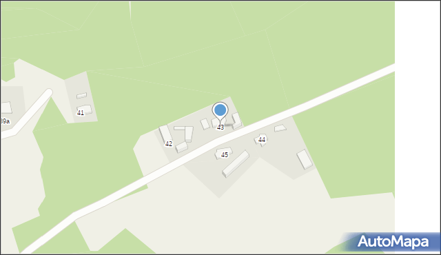 Podlegórz, Podlegórz, 43, mapa Podlegórz