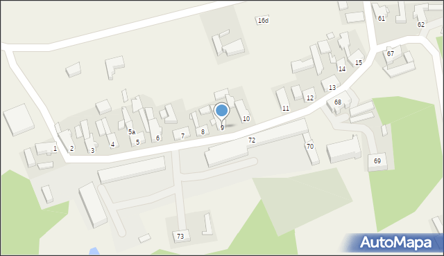 Podlegórz, Podlegórz, 9, mapa Podlegórz