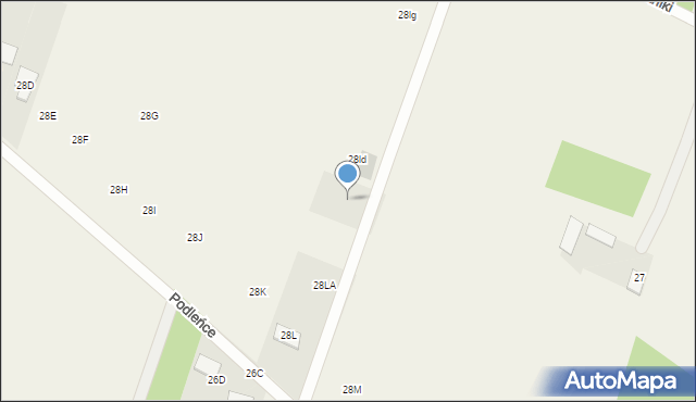 Podleńce, Podleńce, 28lc, mapa Podleńce