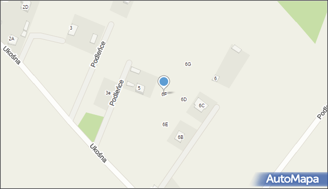 Podleńce, Podleńce, 6F, mapa Podleńce