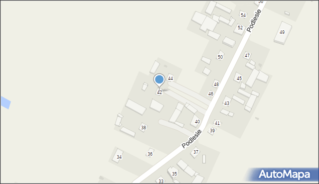Podlesie, Podlesie, 42, mapa Podlesie