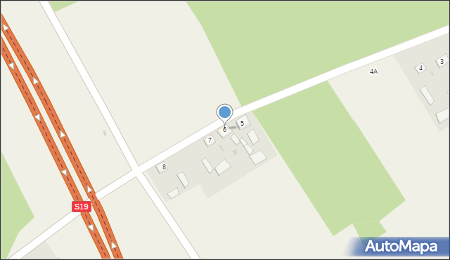 Podlesie, Podlesie, 6, mapa Podlesie