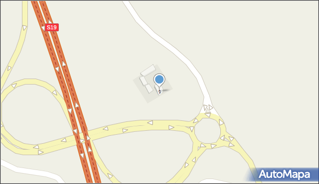 Podlesie, Podlesie, 9, mapa Podlesie