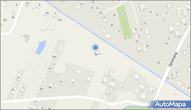 Podlesie, Podlesie, 7e, mapa Podlesie