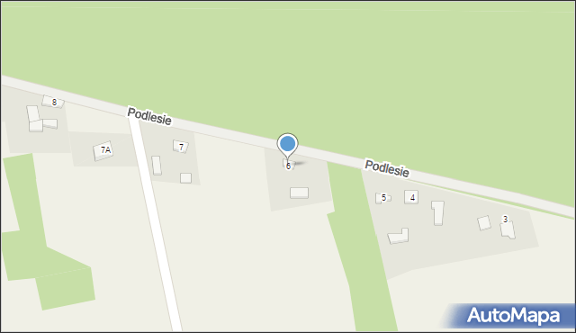 Podlesie, Podlesie, 6, mapa Podlesie