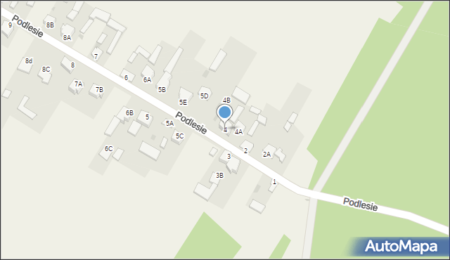 Podlesie, Podlesie, 4, mapa Podlesie