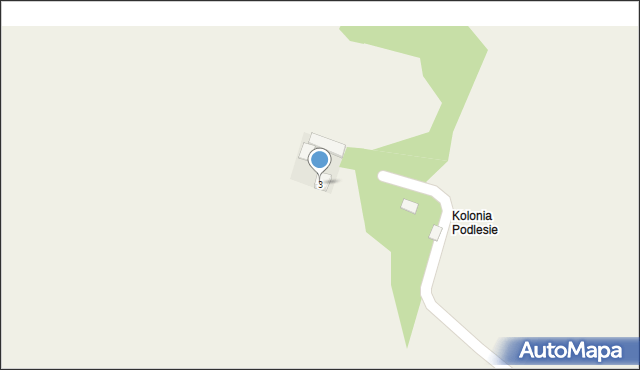 Podlesie, Podlesie, 3, mapa Podlesie