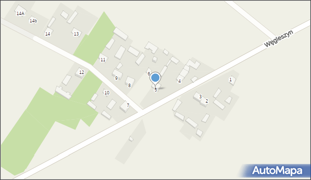 Podlesie, Podlesie, 5, mapa Podlesie