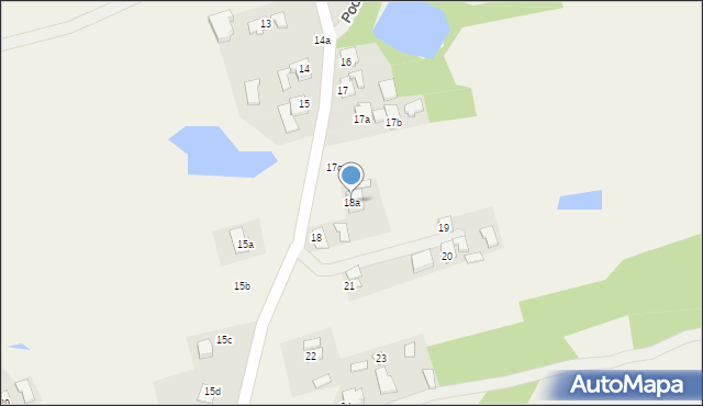 Podlesie, Podlesie, 18a, mapa Podlesie