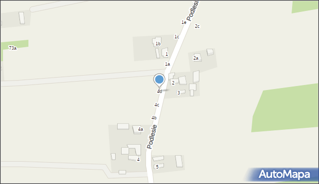 Podlesie, Podlesie, 4d, mapa Podlesie