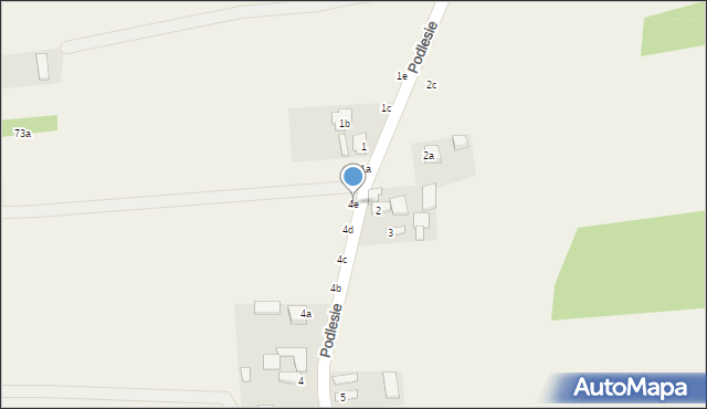 Podlesie, Podlesie, 4e, mapa Podlesie
