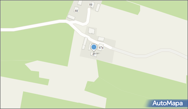 Podlesie, Podlesie, 67, mapa Podlesie