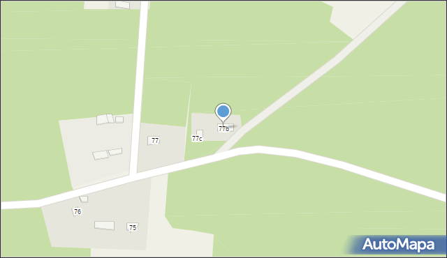 Podlesie, Podlesie, 77b, mapa Podlesie